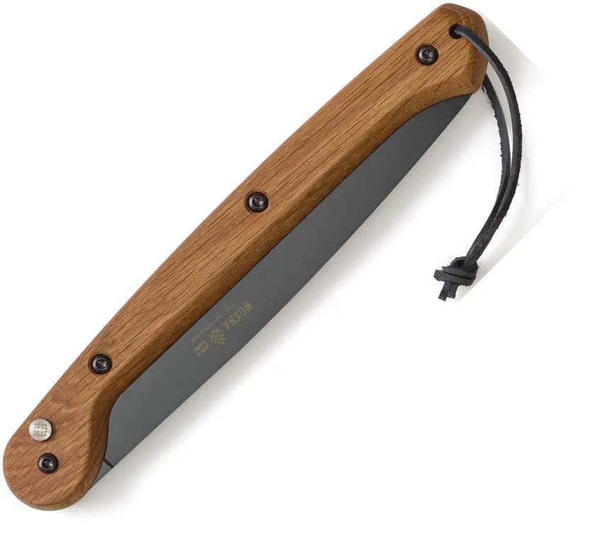 WOXNA Halsing Folding Saw - 11.75in Closed 10in High Carbon Steel Blade With Oak Handle And 7 TPI Three Phase Grind by WOXNA