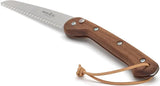 WOXNA Ljusnan 7 Inch Folding Saw 113018 - Satin Blade, Walnut Handle, 7 TPI, 10C28Mo2 Stainless by WOXNA