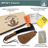 Woodman's Pal Classic WP481 - 10.5 Inch 1075HC Blade With Sickle Hook And Ash Handle For Extra Grip by Woodman's Pal