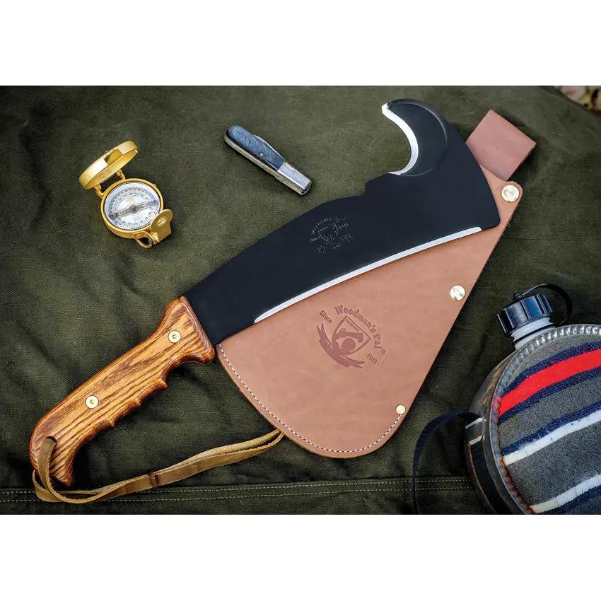 Woodman's Pal Classic WP481 - 10.5 Inch 1075HC Blade With Sickle Hook And Ash Handle For Extra Grip by Woodman's Pal