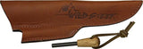 WildSteer WildSteer - Five And A Half Inch X50CrMoV15 Stainless Deburring Knife With Chisel Tip Notches And Vise Cradle by WildSteer