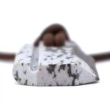 Wazoo Survival Gear Viking Whetstone Pendant - Arkansas Novaculite 600-800 Grit With Adjustable Leather Cord by Wazoo Survival Gear