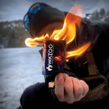 Wazoo Survival Gear FireCard CD-FR-03 - Credit Card Sized Fire Starter That Works Even When Wet Pack Of Three by Wazoo Survival Gear