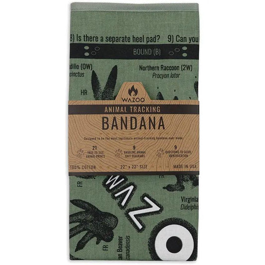 Wazoo Survival Gear Tracking Ground Cloth - Water Resistant 21x21 Waxed Army Duck Canvas by Wazoo Survival Gear