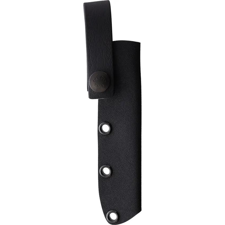 WildSteer Leviathan Tactical Fixed Blade LEV7213 - 3.5 Inch Black N690 Partial Serrated Blade Full Tang by WildSteer
