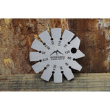 Wisemen Trading Bevel Gauge 4239 - Stainless Steel Construction With 12 Common Angles by Wisemen Trading