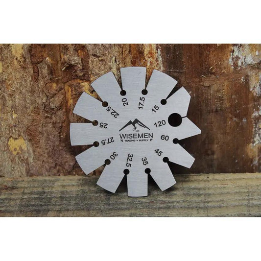 Wisemen Trading Bevel Gauge 4239 - Stainless Steel Construction With 12 Common Angles by Wisemen Trading