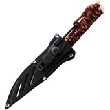 WildSteer Crazy Tech Fixed Blade WT40125 - Satin 14C28N Blade, Full Tang, Glass Breaker, Lanyard Hole by WildSteer
