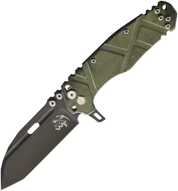 Wander Tactical Hurricane Button Lock HURRICANE FOLDER / DLC / GREEN by Wander Tactical