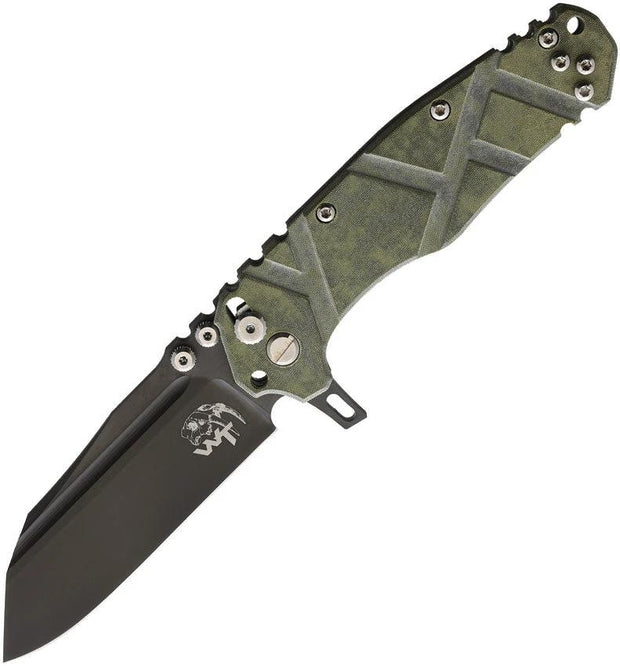 Wander Tactical Mistral Button Lock Green MISTRAL FOLDER / DLC / GREEN by Wander Tactical
