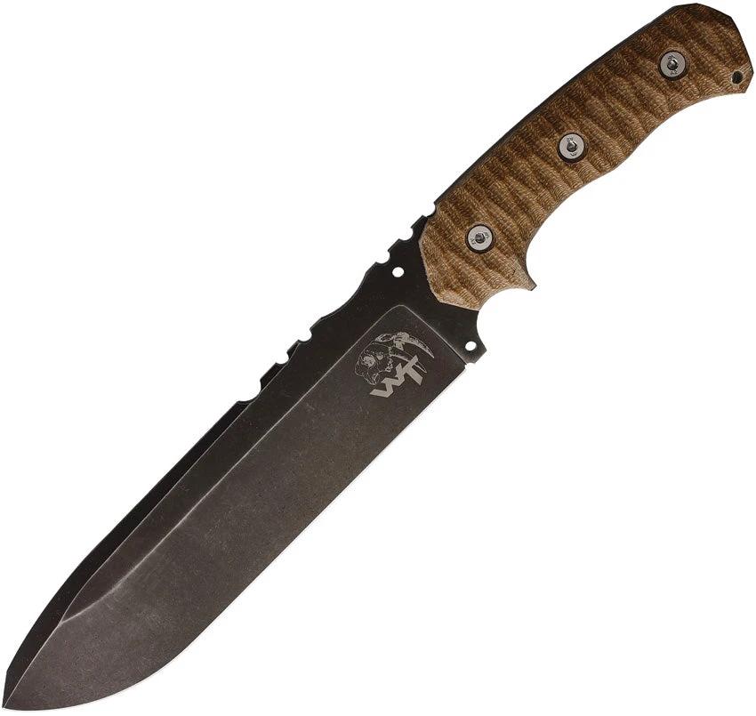Wander Tactical Godfather Fixed Blade GODFATHER/ IRON WASH/ BROWN by Wander Tactical