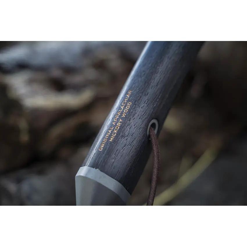 WOOX AX1 Tactical Axe - Gray Cerakote Carbon Steel Head With 3.13 Inch Cutting Edge, Full Tang, Lanyard Hole by WOOX