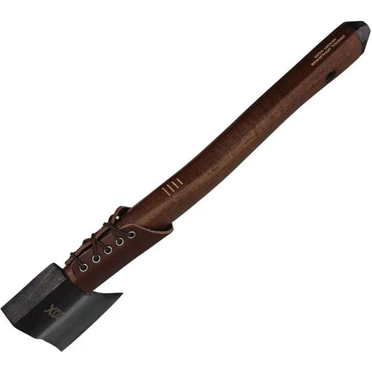 WOOX AX1 Bushcraft Axe BU AXE001 04 With 15.75 Inch Overall Length Blued C45 Steel Head Hickory Handle by WOOX