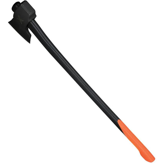 WOOX Forte X Heavy Duty Axe BU AXE00312 28 Inch Overall 1060HC Steel Head With Four And A Quarter Inch Cutting Edge Black Hickory Handle by WOOX