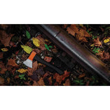WOOX Thunderbird Throwing Axe - 14 Inch Overall 6 Inch Orange Coated Carbon Steel Head Competition Ready by WOOX