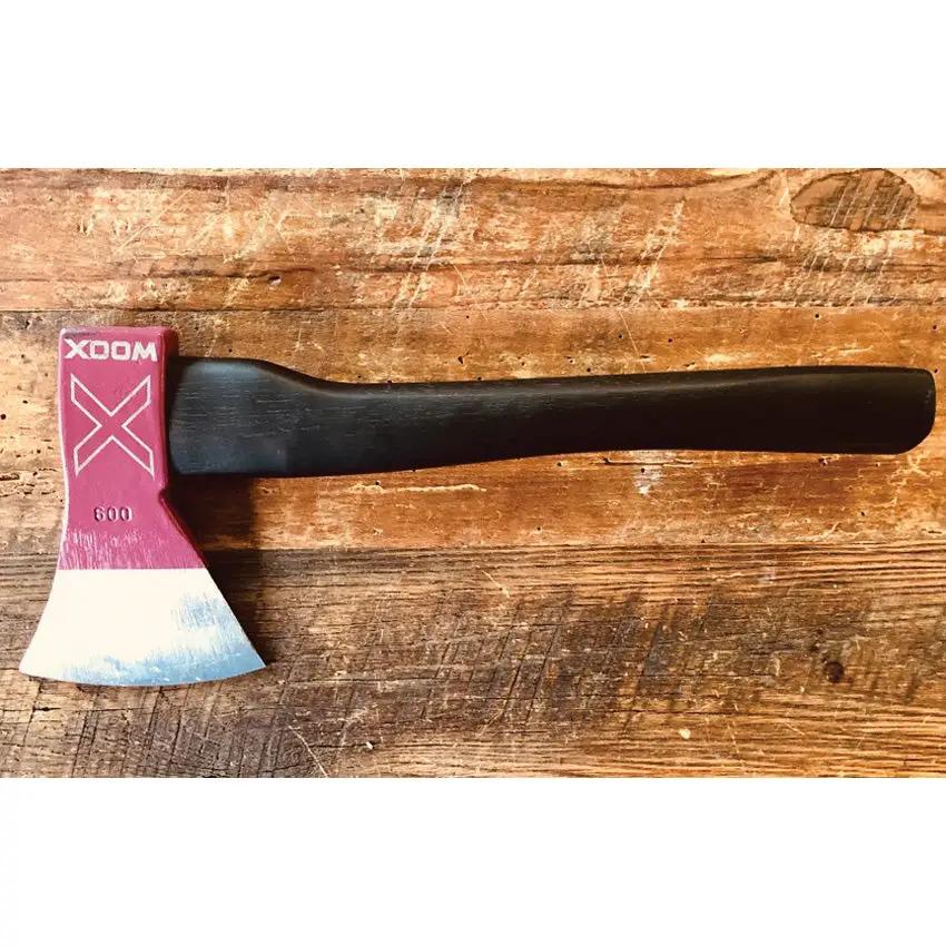 WOOX Thunderbird Throwing Axe Purp - 14in Overall, Purple Coated Carbon Steel Head, 4in Cutting Edge, Competition Ready by WOOX