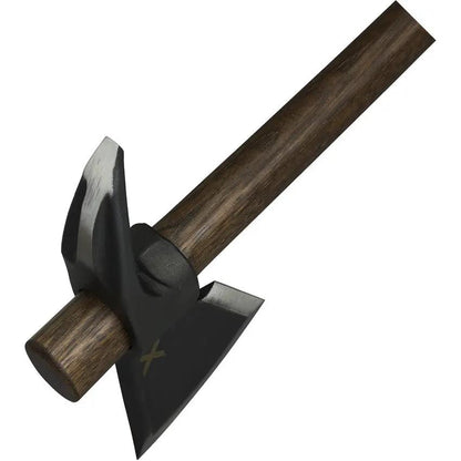 WOOX Solo Axe Brown - 19 Inch 1045 Carbon Steel Head With 3.5 Inch Cutting Edge And Hickory Handle Sheath Included by WOOX