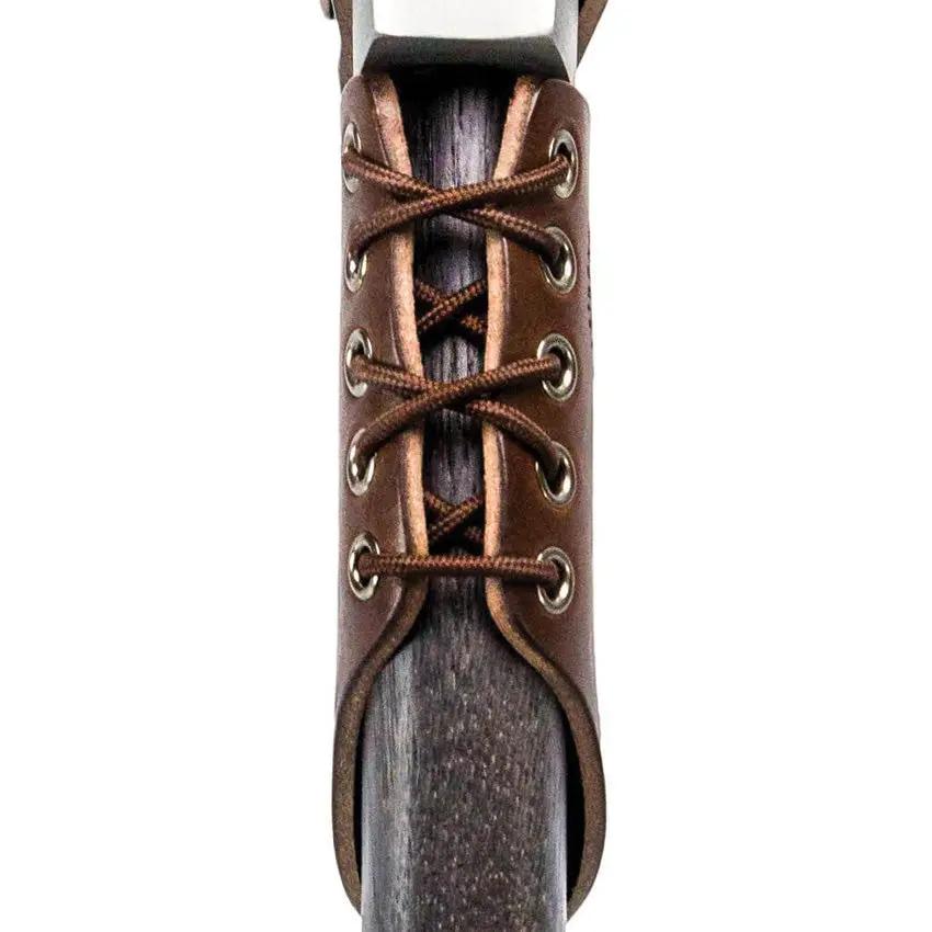 WOOX AX1 Leather Axe Collar - Full Grain Tuscan Leather, Hand Stitched and Oil-Waxed for Protection by WOOX