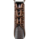 WOOX AX1 Leather Axe Collar - Full Grain Tuscan Leather, Hand Stitched and Oil-Waxed for Protection by WOOX