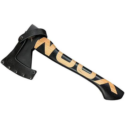 WOOX Volante Leather Axe Sheath - Hand Stitched Leather Protection With Durable Strap And Rivets by WOOX