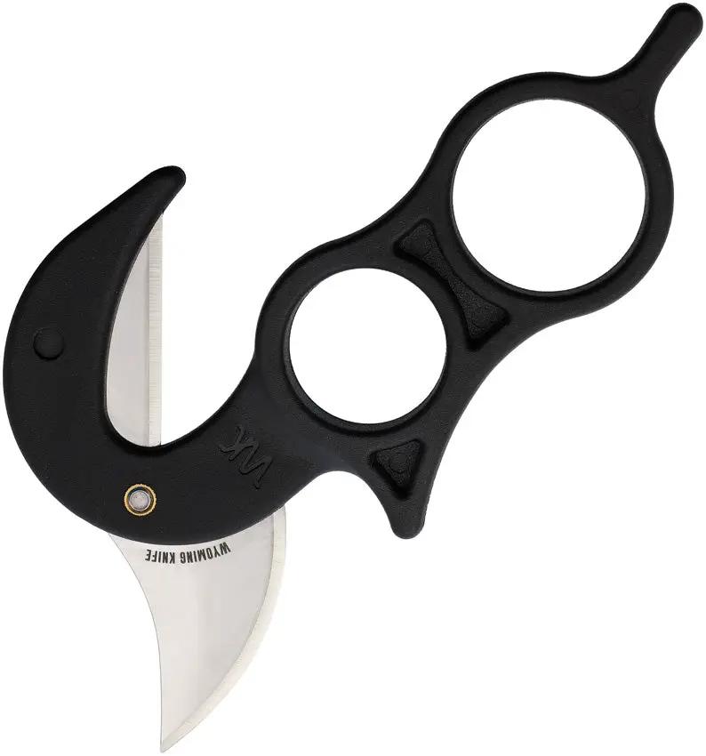 Wyoming Field Dressing Knife - Stainless Blade With Replaceable Dual-Edge Blade And Finger Ring by Wyoming