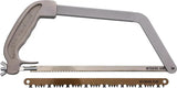 Wyoming Saw EM2098134-120 Clam Pack - Stainless Frame With Die Cast Aluminum Handle And 11 Inch Wood And Bone Blades by Wyoming