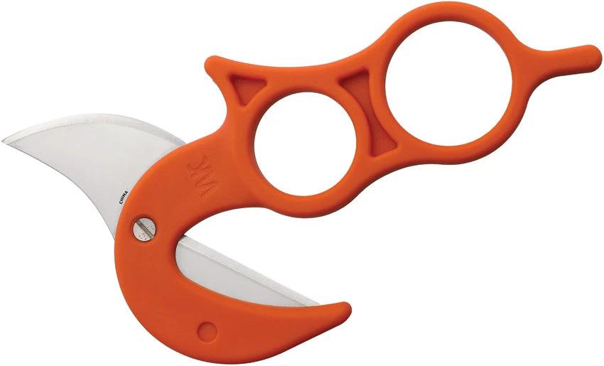 Wyoming Field Dressing Knife Orange WY1 EM2098133C CLAM PACK by Wyoming