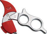 Wyoming Field Dressing Knife Metal WY4 - 4.25 Inch Stainless Blade With Finger Ring And Replaceable Dual Edge by Wyoming