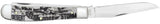 War Series Desert Storm Embellished Smooth Natural Bone Trapper Knife by Case Cutlery