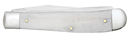 War Series Enduring Freedom Embellished Smooth Natural Bone Trapper Knife