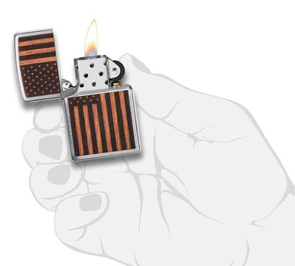 Zippo® x WOODCHUCK USA Street Chrome Lighter – Buy One. Plant One.®