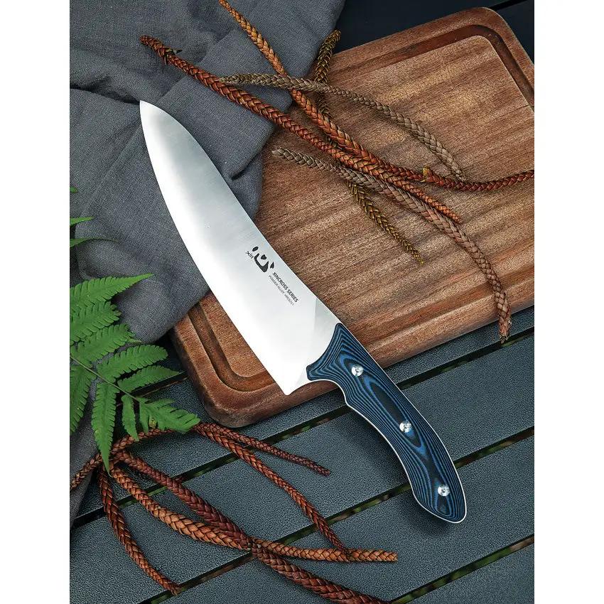 Xin Cutlery XinCross Tactical Chef Knife XC112 - Full Tang Powder Alloy Steel With Satin Finish Blade And G10 Handle by Xin Cutlery