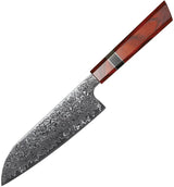 Xin Cutlery Mirror Damascus Santoku XC122