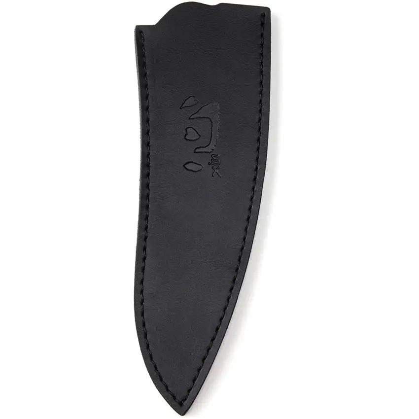 Xin Cutlery Tactical Style Chef's Knife SW XC144 - 8 Inch Stonewash Blade, Full Tang, Black Orange G10 Leather Sheath by Xin Cutlery