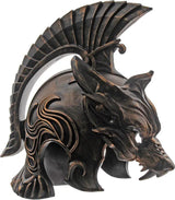 XForge Helm Of The Bronze Wolf Lightweight Foam Construction With Antique Bronze Finish by XForge