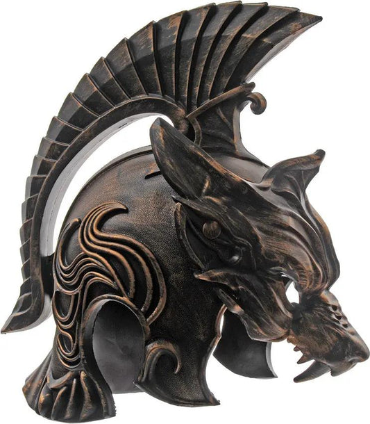 XForge Helm Of The Bronze Wolf Lightweight Foam Construction With Antique Bronze Finish by XForge