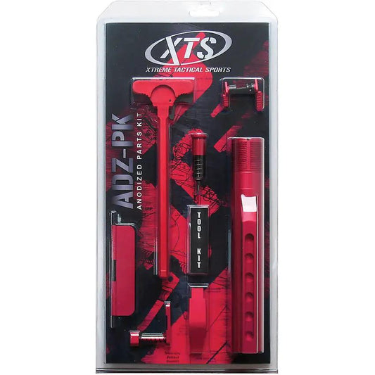 XTS AR15 Parts Kit Red Anodized Finish With Included Allen Keys For Easy Installation by XTS