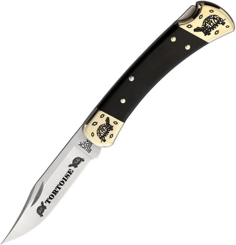 Yellowhorse Custom Buck 110 Lockback Torto YH399 110 TORTOISE by Yellowhorse