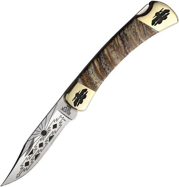 Yellowhorse Custom Buck 110 Lockback YH432 MAMMOTH T-BIRD by Yellowhorse