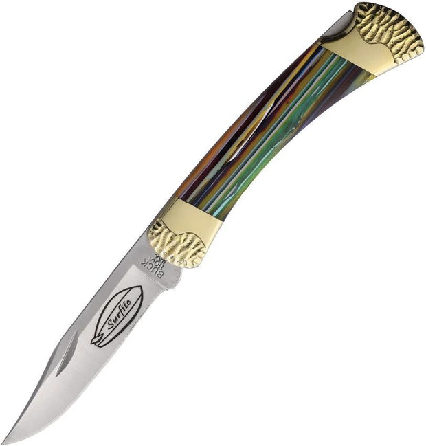 Yellowhorse Custom Buck 110 Lockback YH436 SURFITE by Yellowhorse