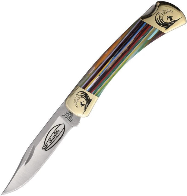 Yellowhorse Custom Buck 110 Lockback YH437 SURFITE by Yellowhorse