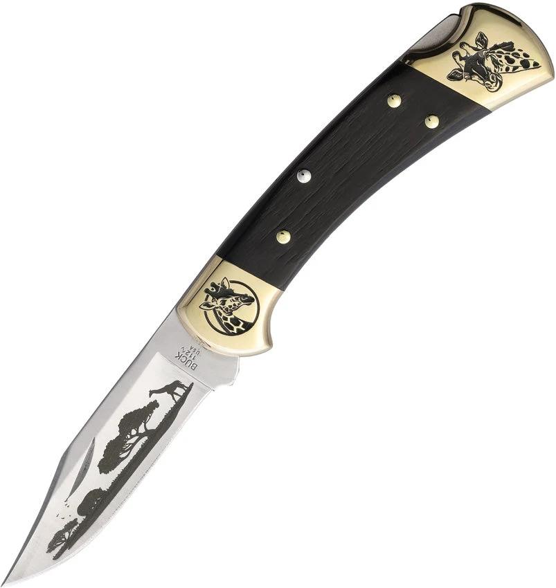 Yellowhorse Custom Buck 112 Lockback Giraf CUSTOM BUCK 112 GIRAFFE by Yellowhorse