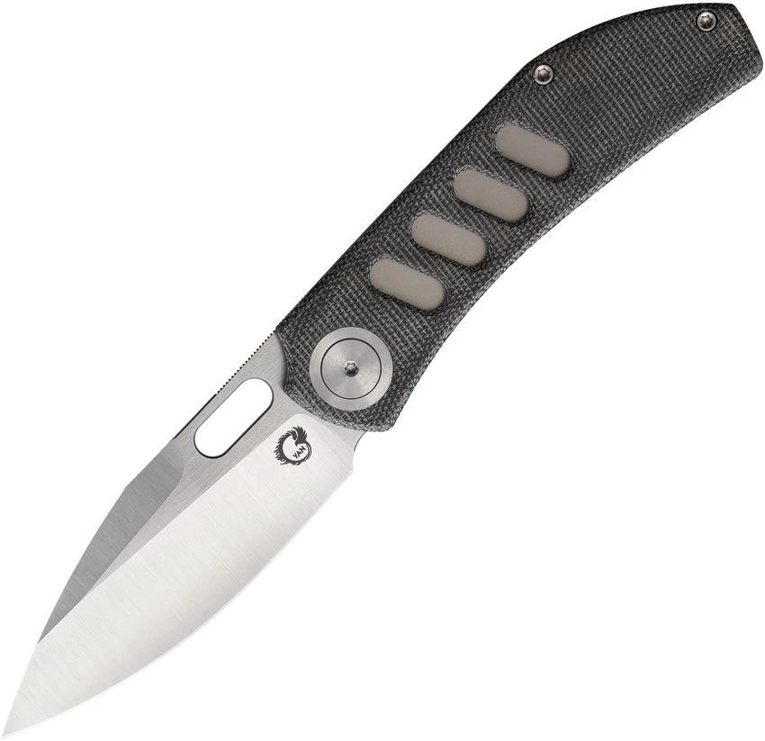 Yan Knives Chevron Framelock Black Mic CK-TH-BKM by Yan Knives