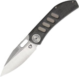 Yan Knives Chevron Framelock Black Mic CK-TH-BKM by Yan Knives