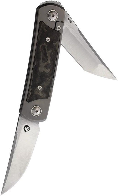 Yan Knives EMW Framelock Fat Carbon EMW-BC-FCF by Yan Knives