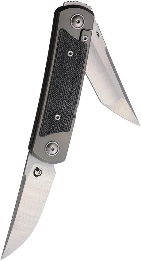 Yan Knives EMW Framelock Micarta EMW-BM by Yan Knives