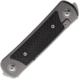 Yan Knives EMW Framelock Carbon Fiber EMW-CF - Bohler M390 Blade, Titanium Handle With Twill Carbon Fiber Inlay by Yan Knives