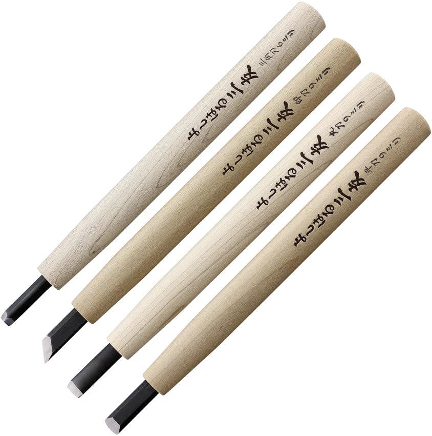 Yoshiharu Y-4 Japanese Carving Knife Set AC011 by Yoshiharu