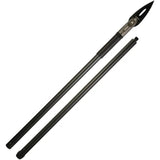 Zubin Axe Hunting Spear Set ZA014BLK - 60 Inch Aluminum Staff With Ergonomic Grip And Stainless Spear by Zubin Axe