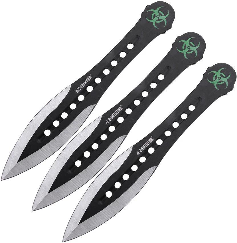 Z-Hunter Three Piece Throwing Knife Set ZB-163-3BK by Z-Hunter